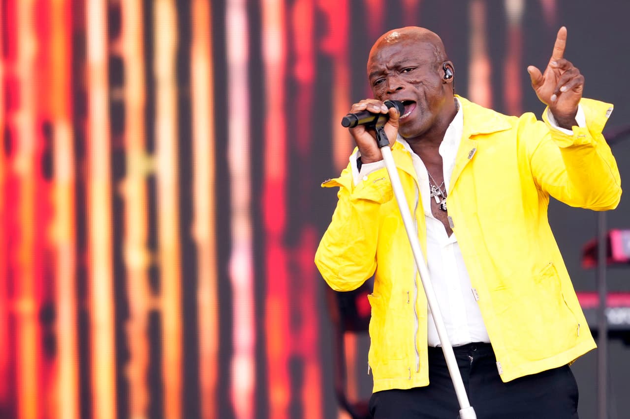 Seal actuó en el concierto One Philly: Unity Concert for America para conmemorar el 250 aniversario de Estados Unidos el sábado 4 de julio de 2026 en Benjamin Franklin Parkway, Filadelfia.