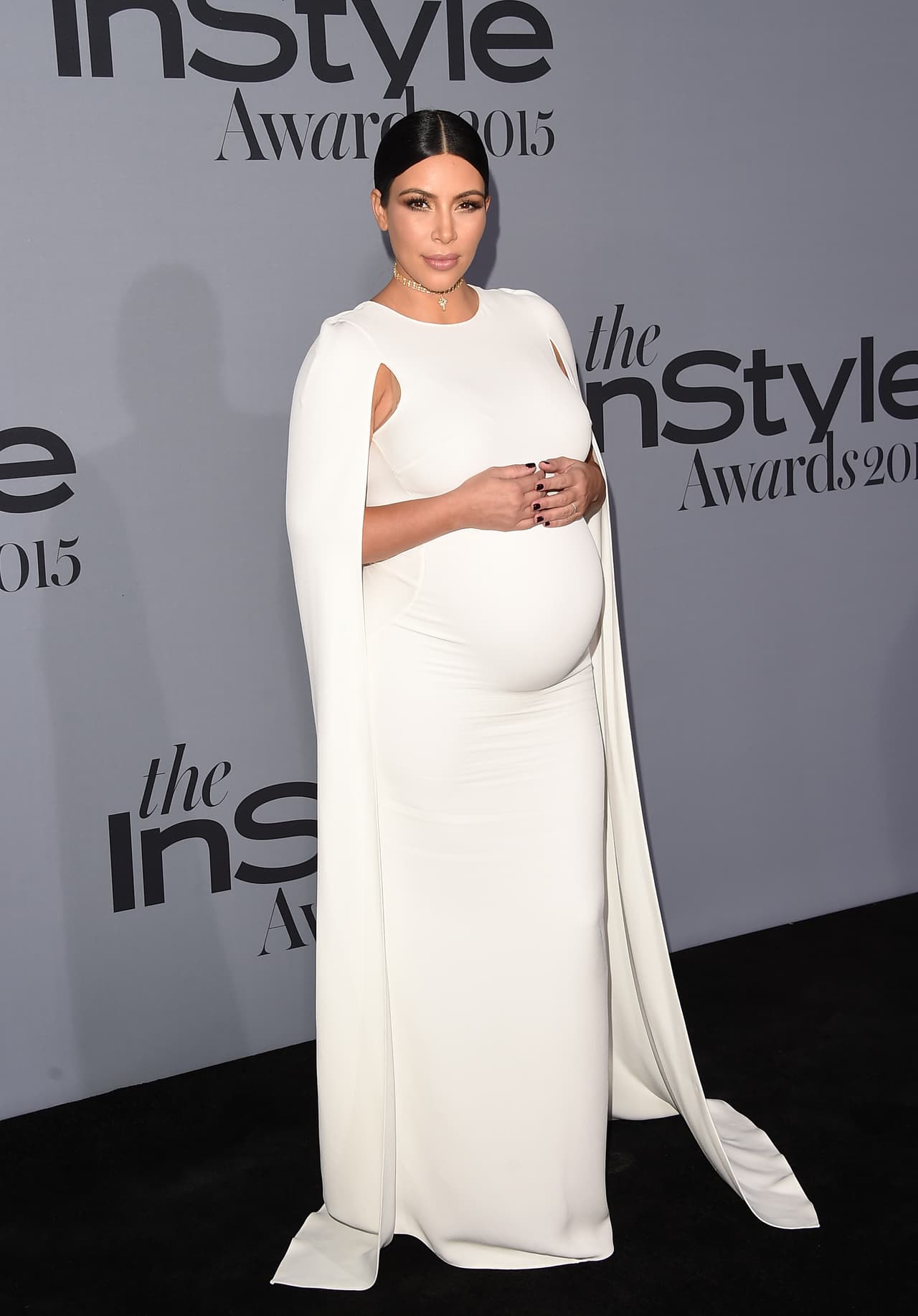 Fotos de Kim Kardashian durante su segundo embarazo.