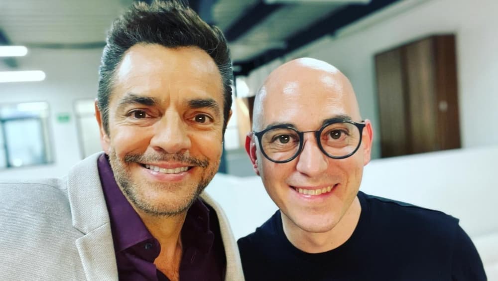Eugenio Derbez con Juan Frese