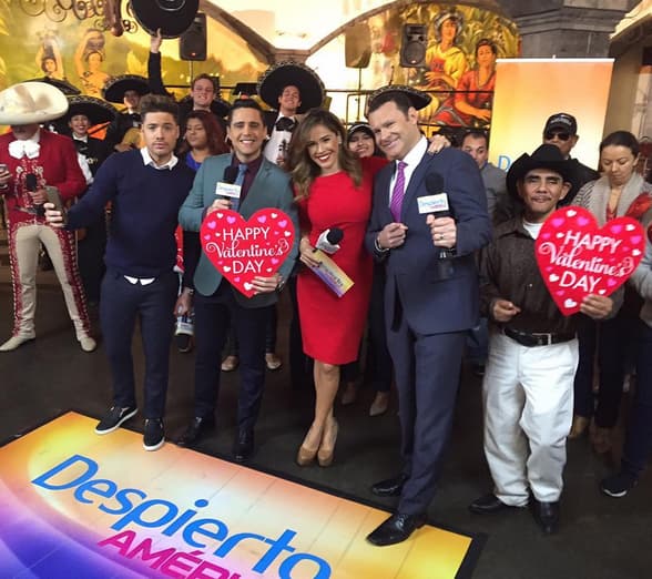 William, Alejandro, Karla y Alan desde Los Ángeles.