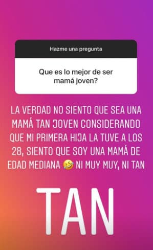 Ana Patricia tiene dos hijos: Giulietta, de tres años, y Gael Leonardo, que nació en julio del 2018.