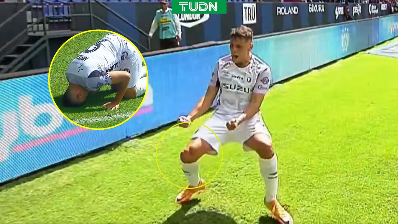 ¡Insólito! futbolista anota y se rompe los ligamentos en el festejo
