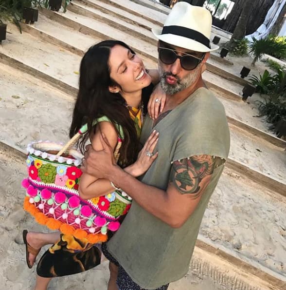 Marlene y George se fueron a la ciudad costera Byron Bay para darse un chapuzón en el mar.