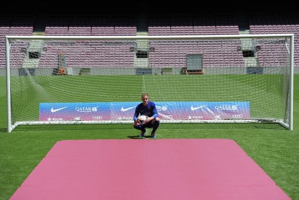 Ter Stegen fue presentado con el Barcelona