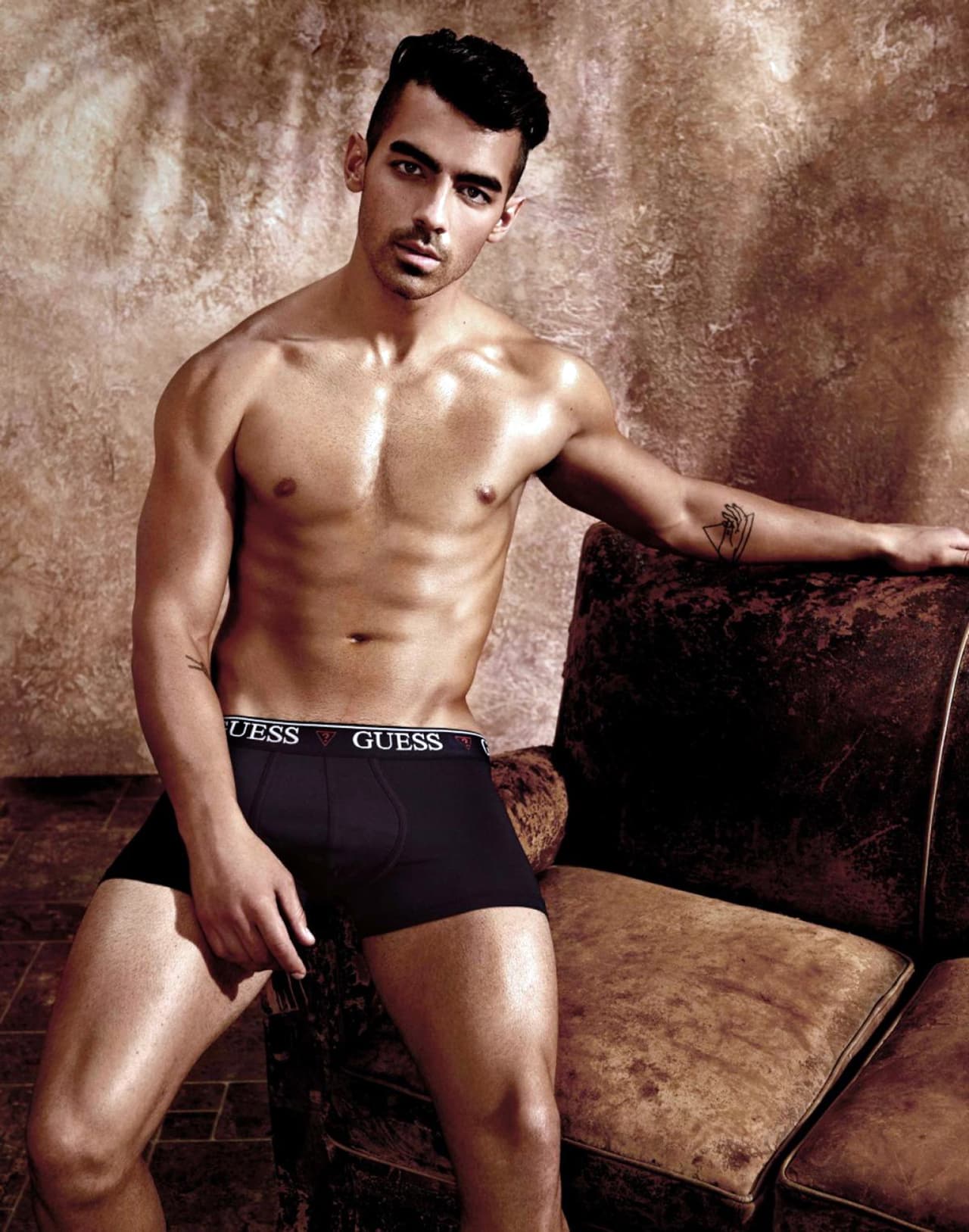 Se publicó en ese momento que Joe Jonas estaba siguiendo los pasos de su hermano menor Nick, que había posado provocativamente para la revista Flaunt en 2014.