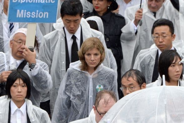 Destacó la asistencia de Caroline Kennedy, embajadora de EEUU en Japón.