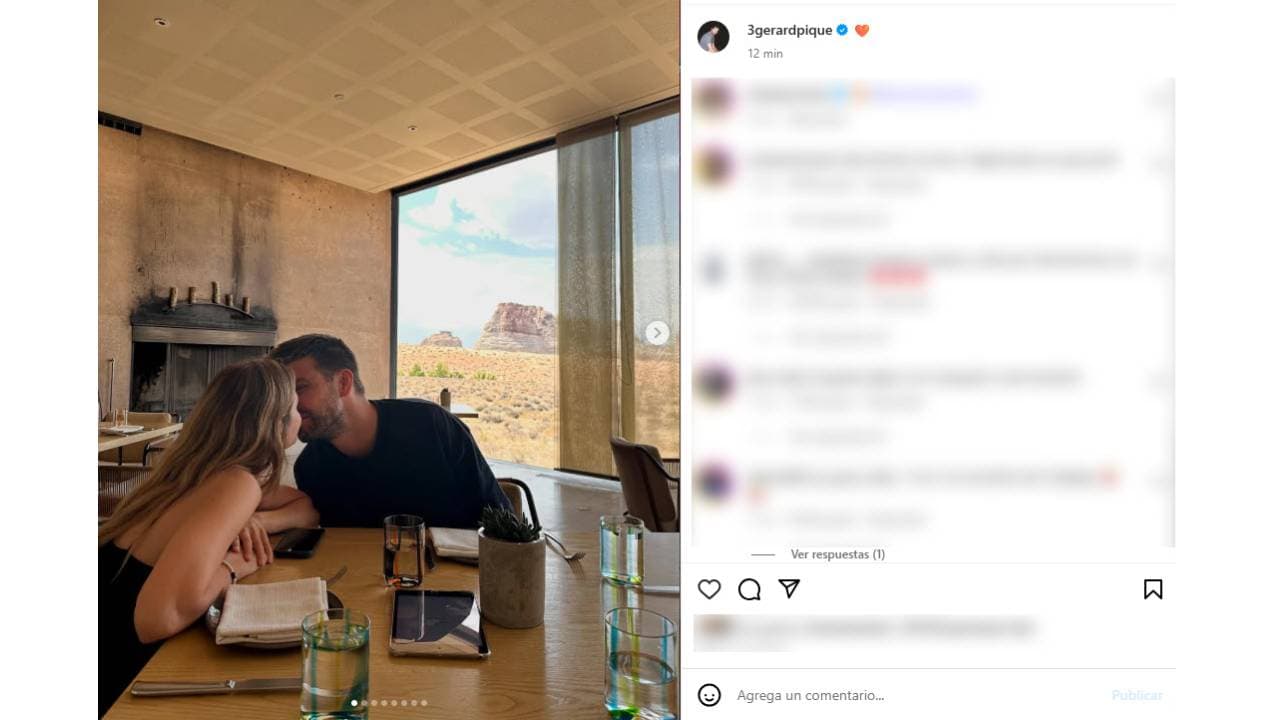 Después de varios meses, Piqué publicó fotos junto a Clara Chía en Instagram.