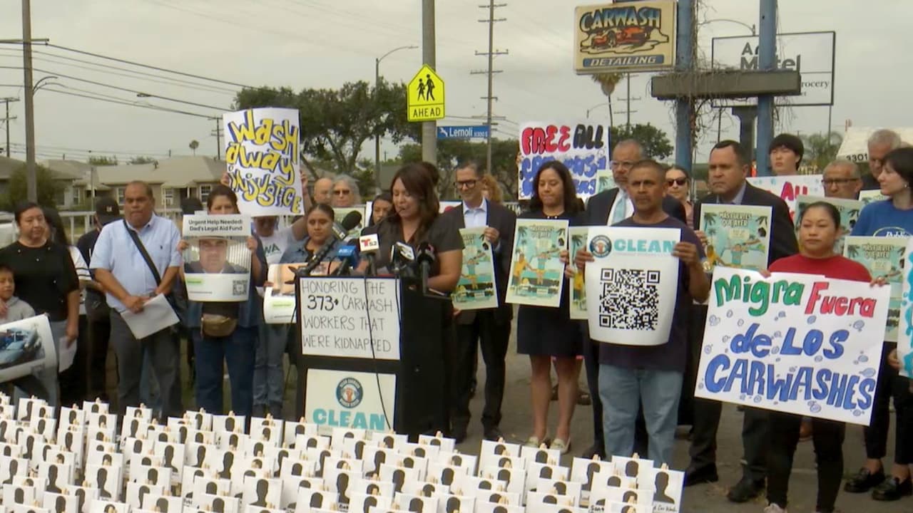 Más de 300 trabajadores de autolavados detenidos por ICE en Los Ángeles en el último año 