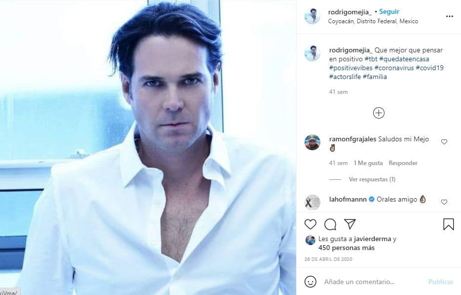 En 2020 regresó a la red social. Hizo su primera publicación de ese año el 26 de abril, entonces comenzó a usar el hashtag 'positive vibes'. Junto a la imagen escribió: "Qué mejor que pensar en positivo".