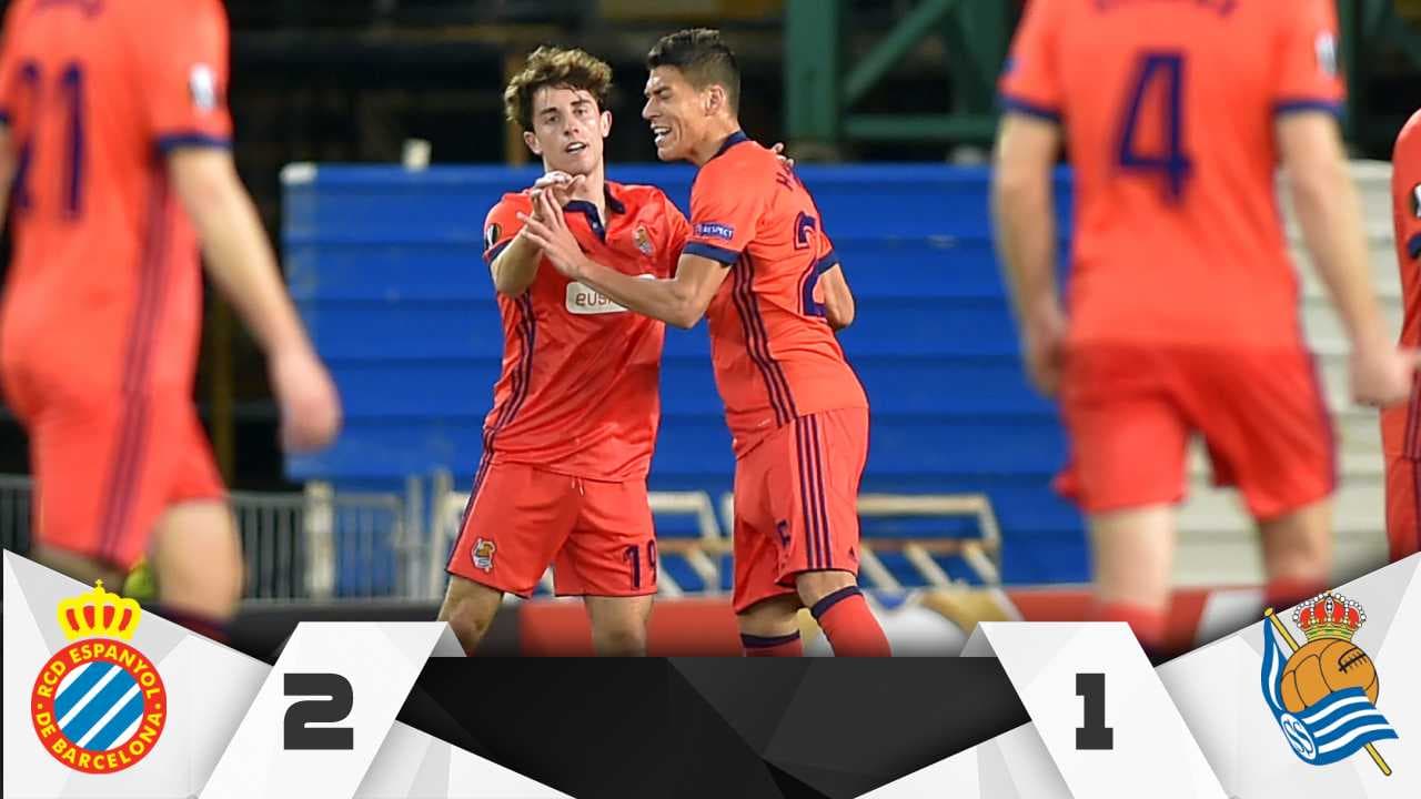 Héctor Moreno y la Real Sociedad tropiezan en su visita al Espanyol 