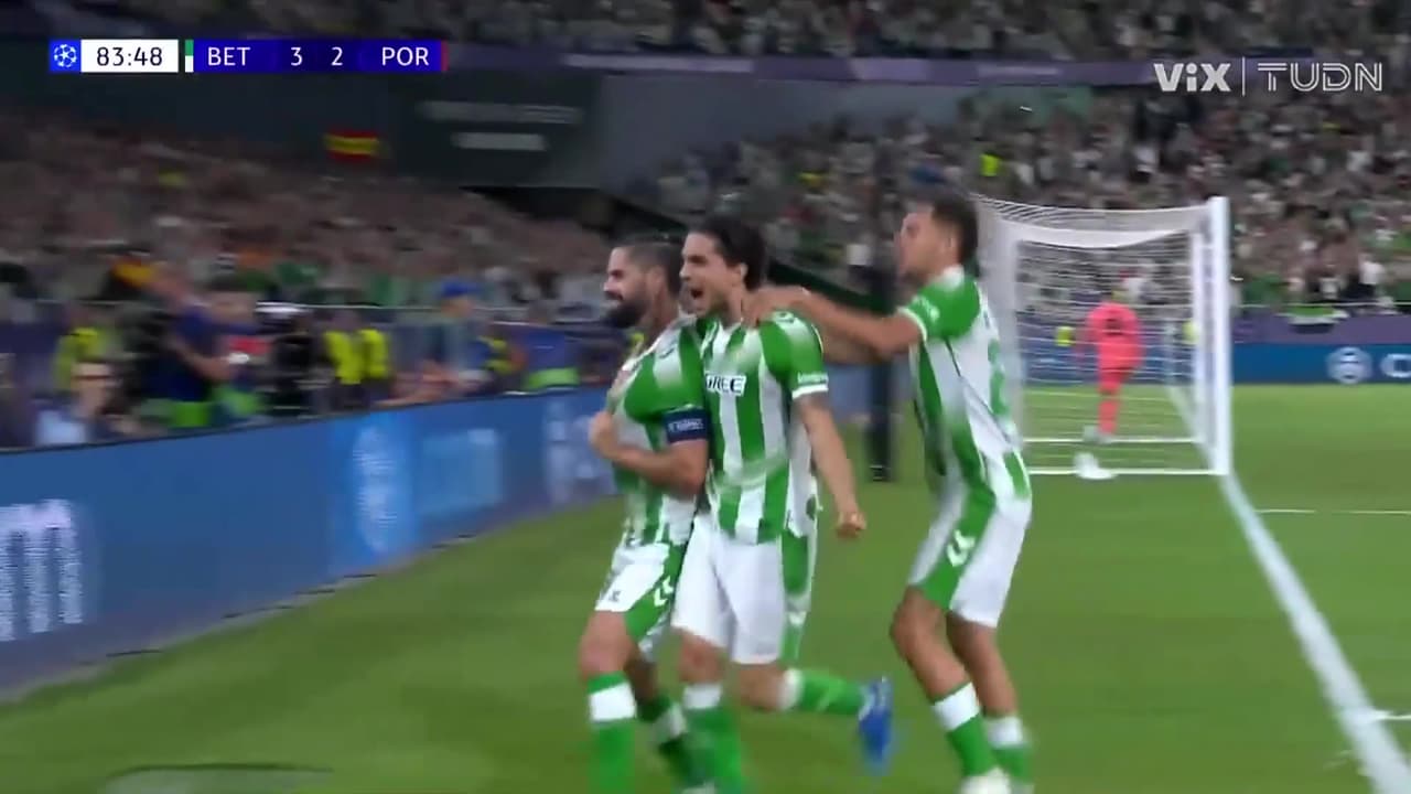 ¡Gol del Betis! Desde el punto penal Isco sella la remontada
