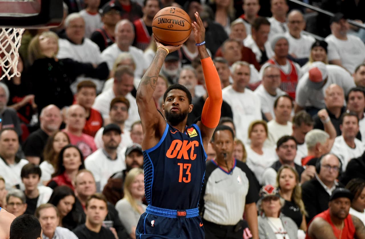 Paul George estuvo dentro de la terna para mención a jugador más valioso de la temporada pasada. Jugará con Los Angeles Clippers.