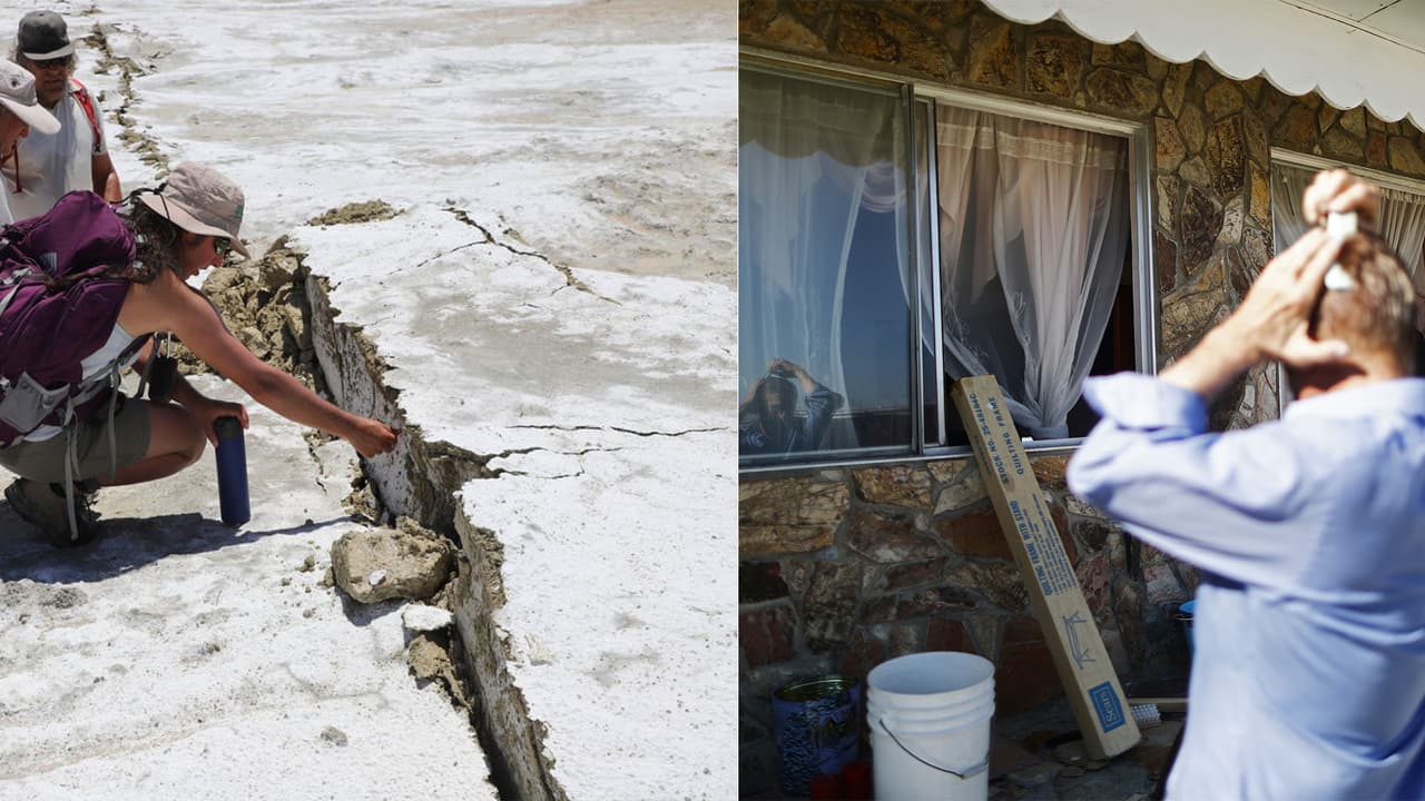 Geólogos investigan efectos en la tierra tras los terremotos de California y ciudades afectadas se levantan lentamente