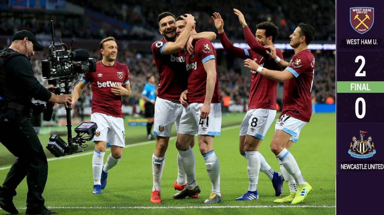 Con un discreto Chicharito, West Ham venció a Newcastle