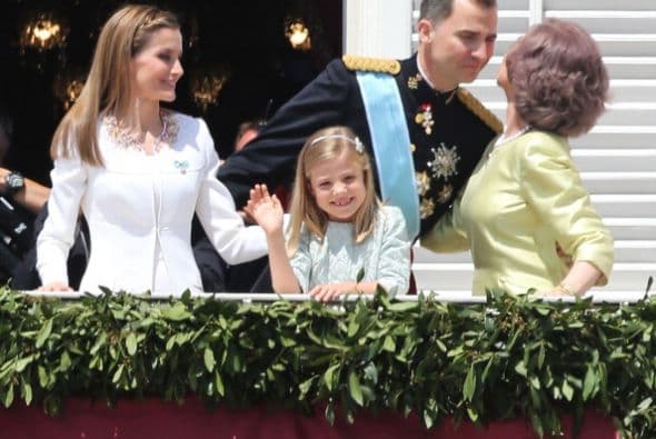 La proclamación de Felipe VI pudo estar llena de protocolos pero también los reyes tiene su lado humano.