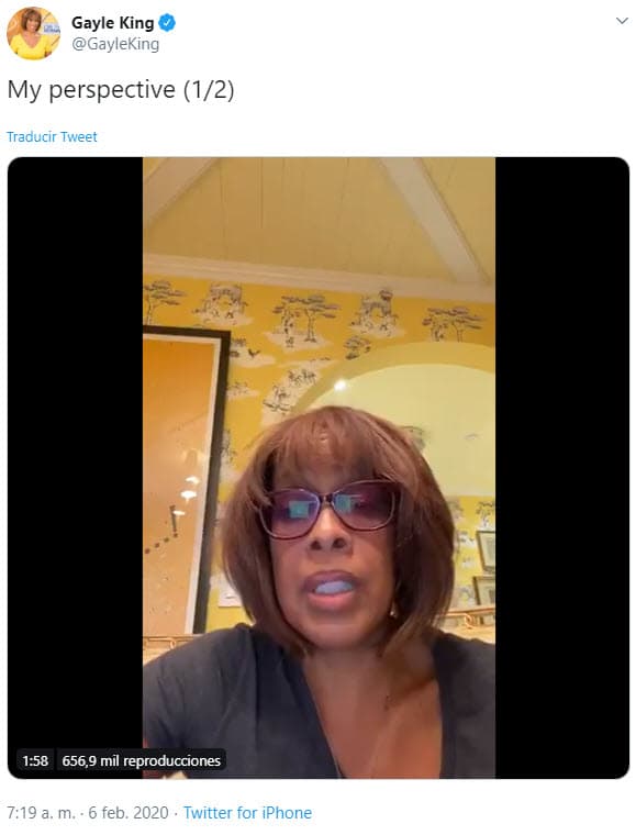 "Sé que si solo hubiera visto el clip que vieron, también estaría extremadamente enojada conmigo. 
<b>Estoy mortificada, avergonzada y muy enojada</b>", dijo King.
<br>