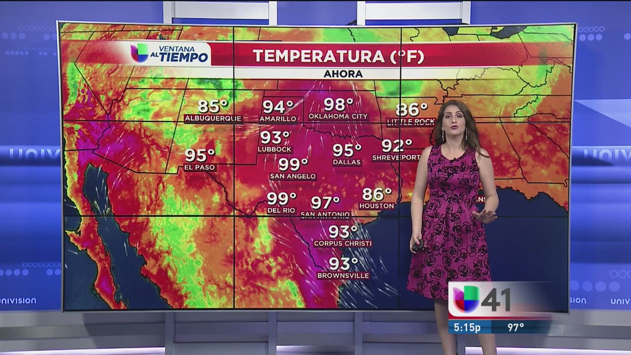 Alta sensación térmica y humedad en San Antonio