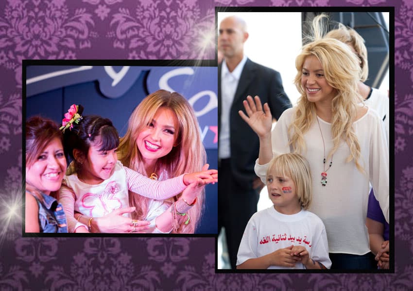 No hay duda que en la música estas mujeres brillan, pero su corazón brilla más al dedicarse a labores sociales y ayudar a los más necesitados.