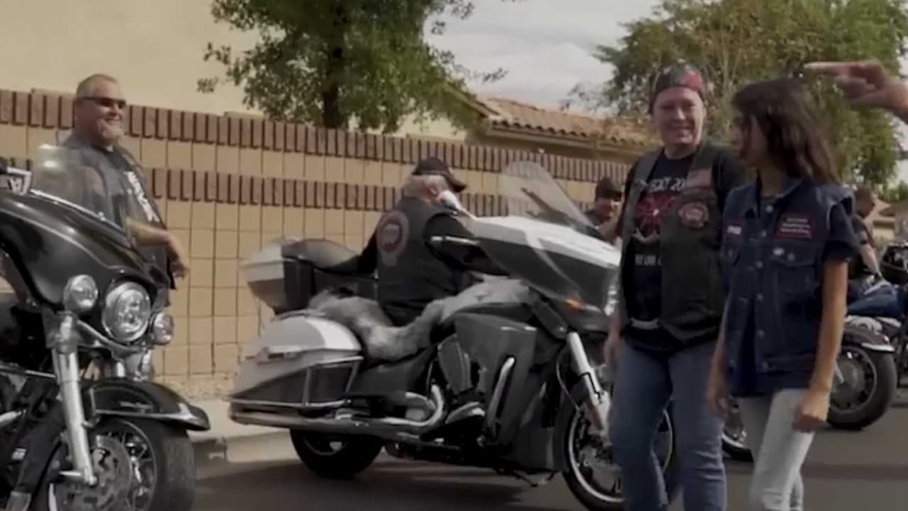 Motociclistas de Texas protegen a niños víctimas de abuso infantil 