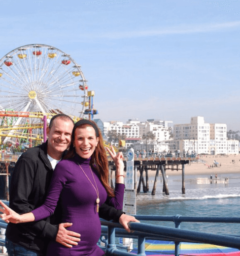 La pareja ya sabía que sería una niña, que llevaría por nombre Michelle.