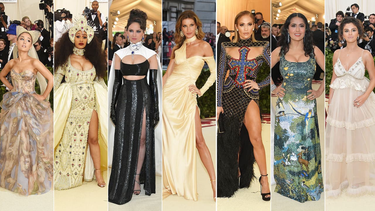 Jennifer Lopez, Eiza González, Salma Hayek, Selena Gómez, Cardi B, Gisele Bündchen y Ariana Grande, brillaron con su presencia en la alfombra roja.
