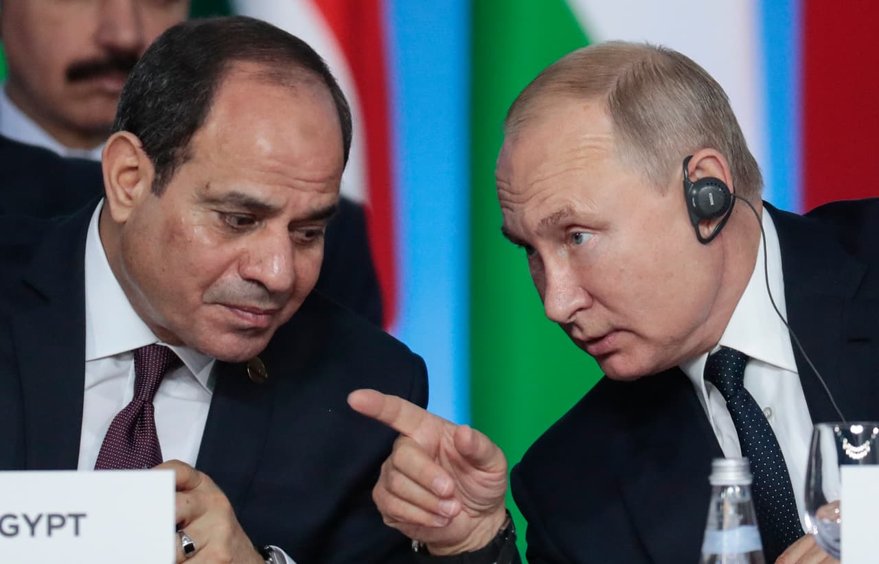 Uno de los documentos de inteligencia filtrados señala que el presidente de Egipto planeó enviar miles de armas a Rusia