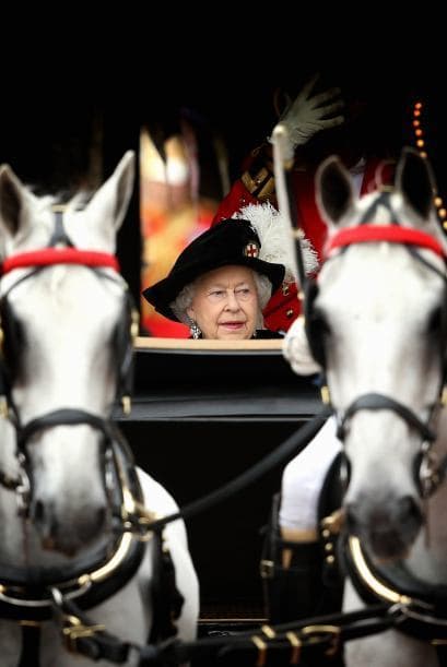 Una vista general de la Tribuna durante la Procesión Real en el primer día de Royal Ascot en el hipódromo de Ascot