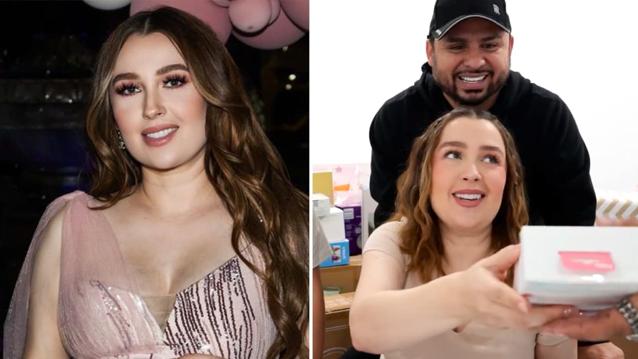 Kenia Ontiveros presumió los lujosos regalos de su bebé: ¡le dieron un vestido para sus XV años!