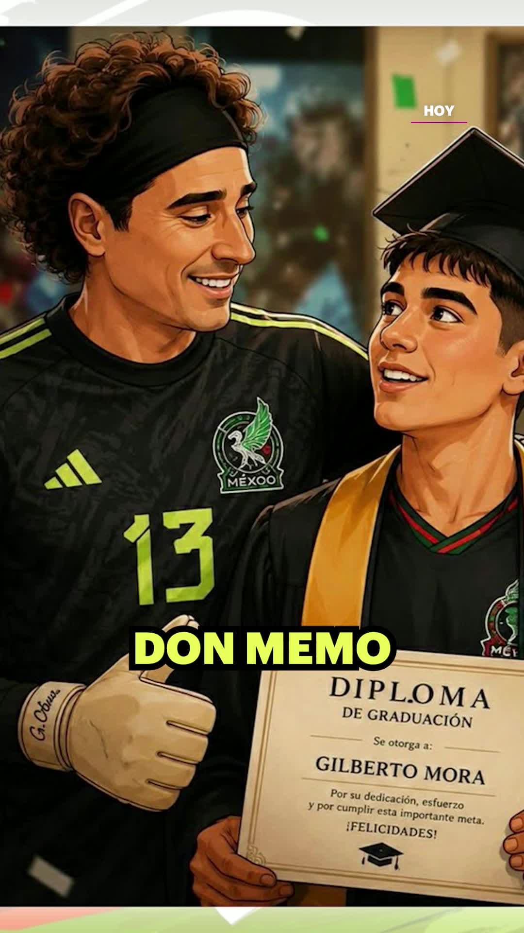 Memo Ochoa reacciona a la graduación de la prepa de Gil Mora