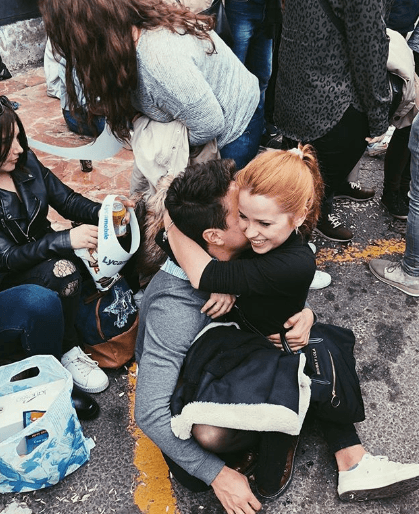 Con el tiempo crearon una gran conexión en la serie argentina, MIchael como Simón y Ana como Jim.