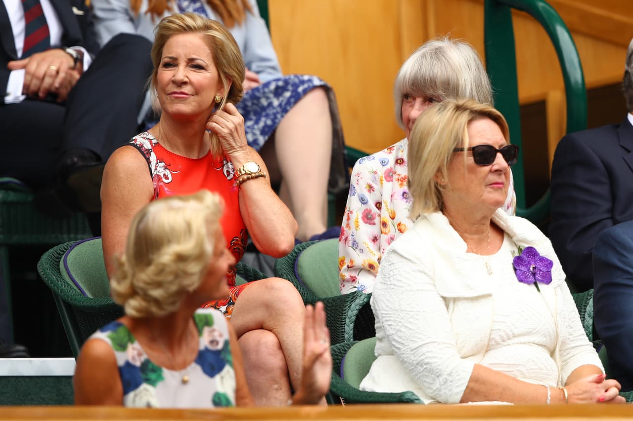 Finalmente, una leyenda del tenis mundial, Chris Evert.