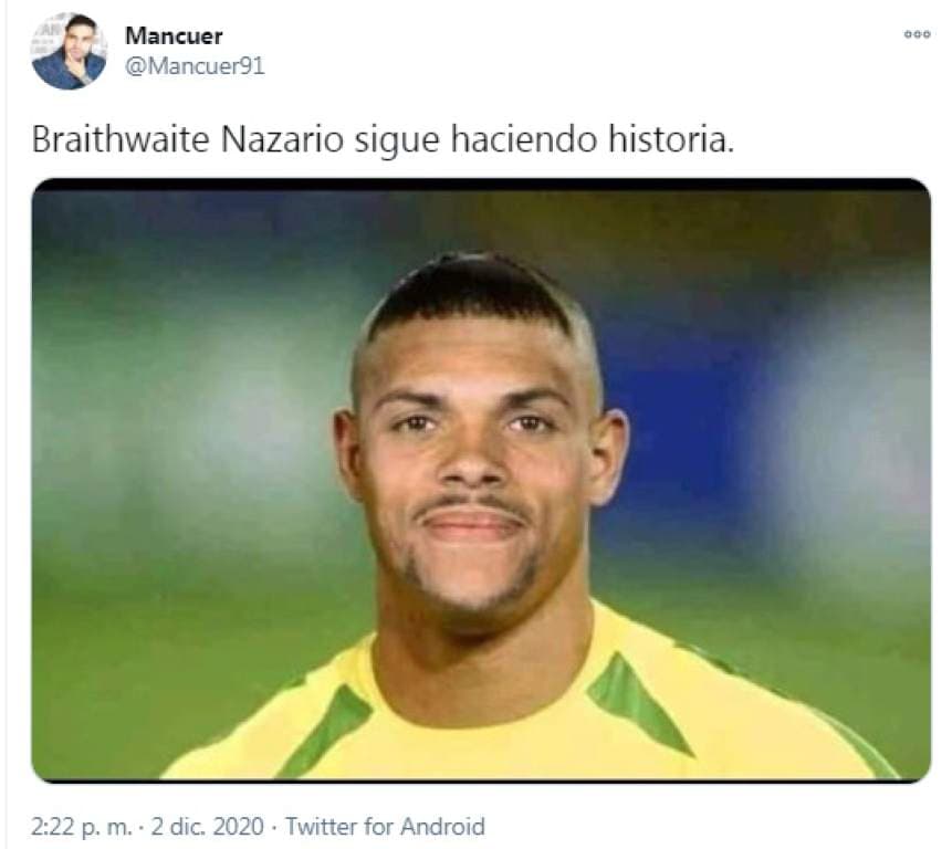 Barcelona y Braithwaite son la inspiración en los nuevos memes | Los blaugranas golearon y el danés enloquece a las multitudes de las redes sociales; los merengues, salieron salpicados.