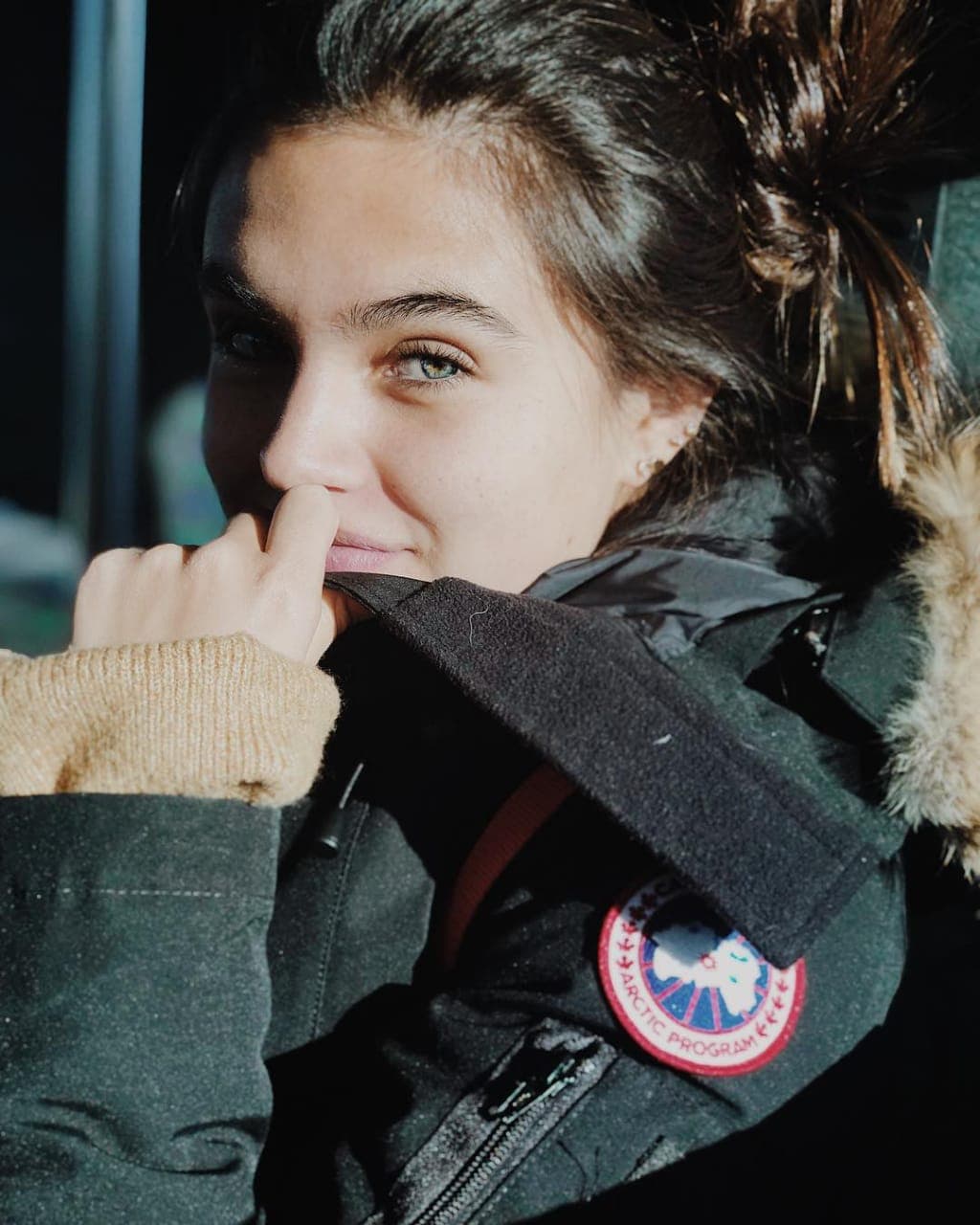 Resulta evidente que los genes de Jorge Poza se hicieron presentes en la mirada de su hija Romina.