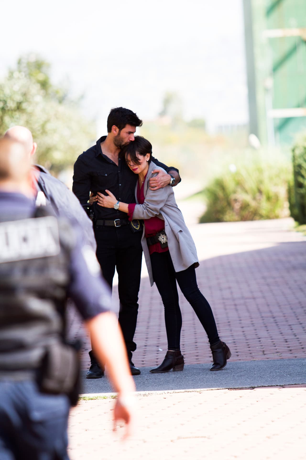 Dave y Mónica estaban destrozados por el fallecimiento de su jefe y amigo.