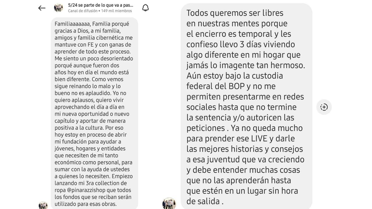 Raphy Pina afirma que lleva "3 días viviendo" en su hogar.