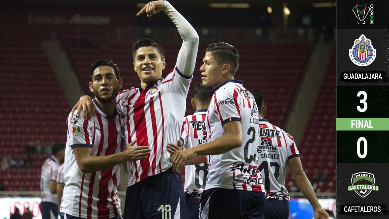 Enrachado Ronaldo Cisneros, lidera triunfo de Chivas en Copa MX