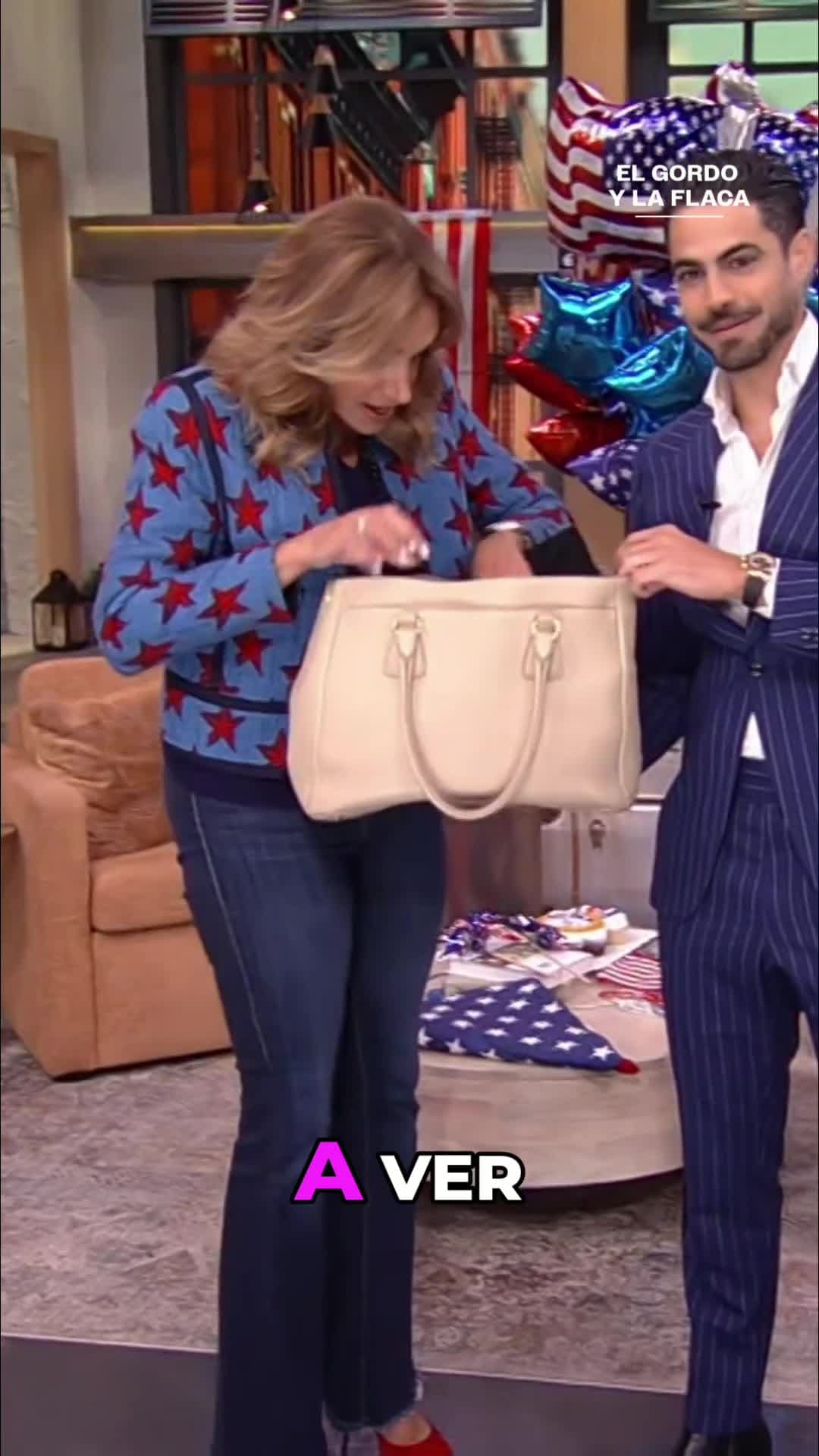 Lili Estefan abre su cartera y sorprende con su forma de organizarse