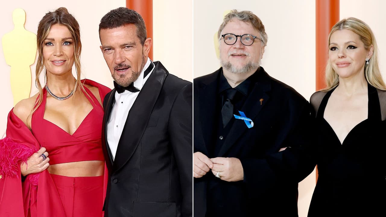 Parejas que derrocharon estilo y conquistaron la alfombra champagne de los Premios Oscar 2023