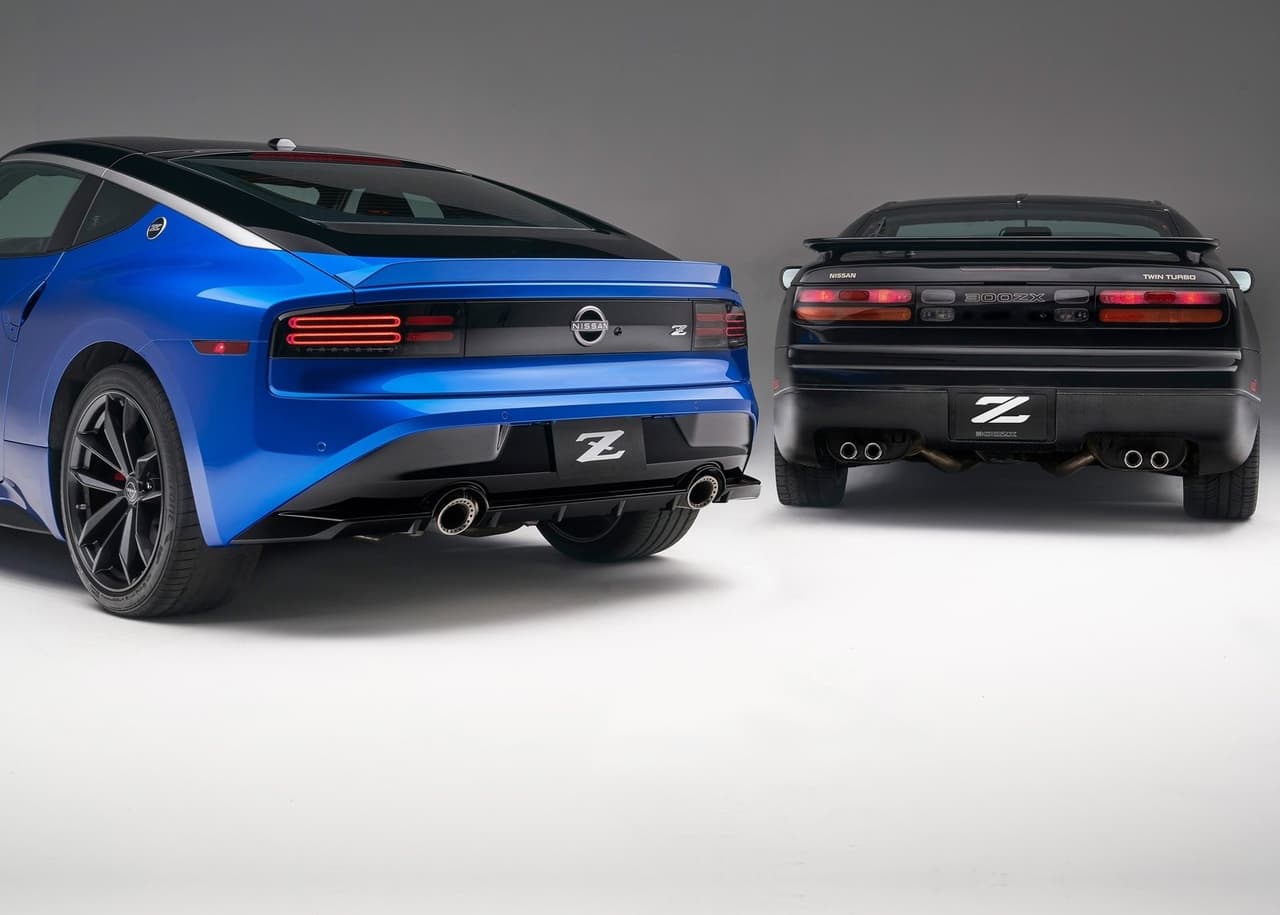 Los faros posteriores son la reinterpretación moderna de los que llevaba el 300ZX.