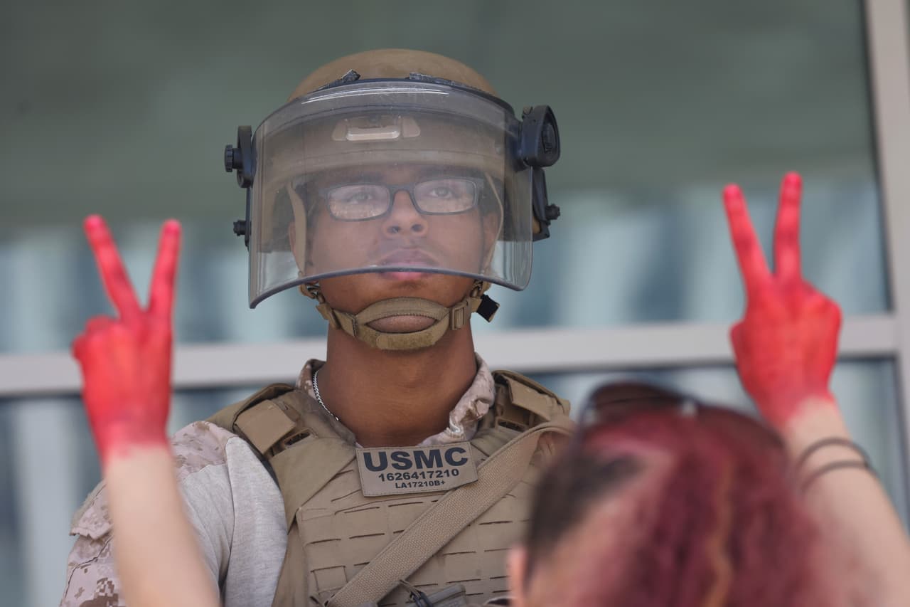 Se estima que más de 25,000 personas asistieron a esta protesta del 4 de julio.
