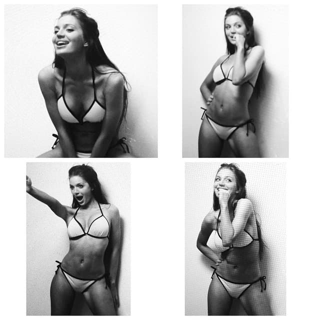 Le encanta posar ante las cámaras.