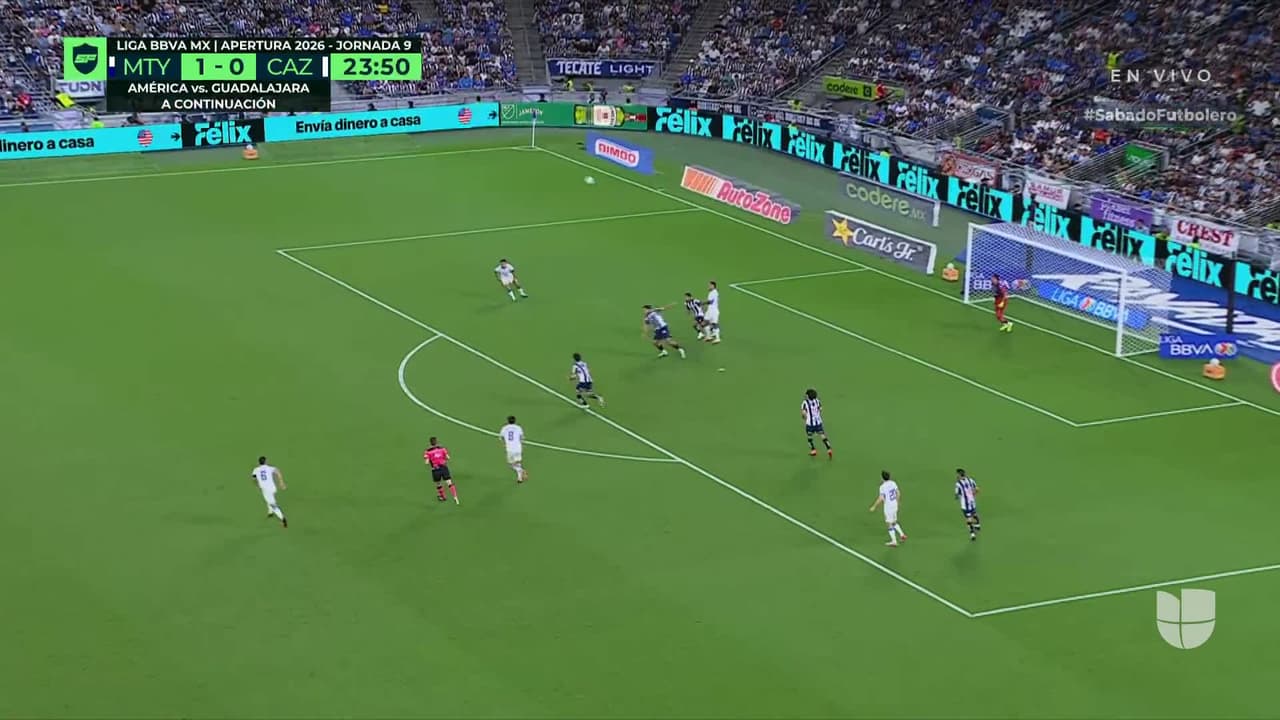 ¡TIRO ATAJADO! disparo por Lucas Ocampos.