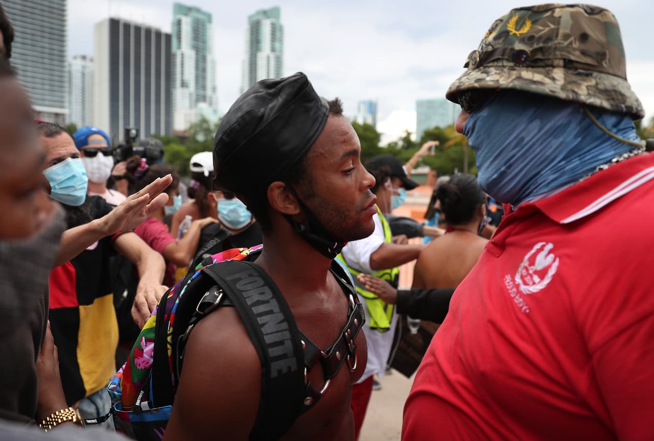 La tensión subió de tono por unos minutos, pero afortunadamente no hubo violencia.