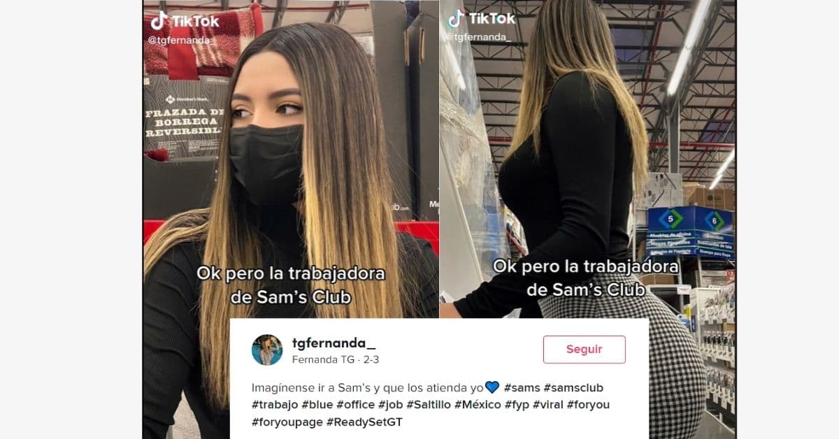 La trabajadora del Sam's Club