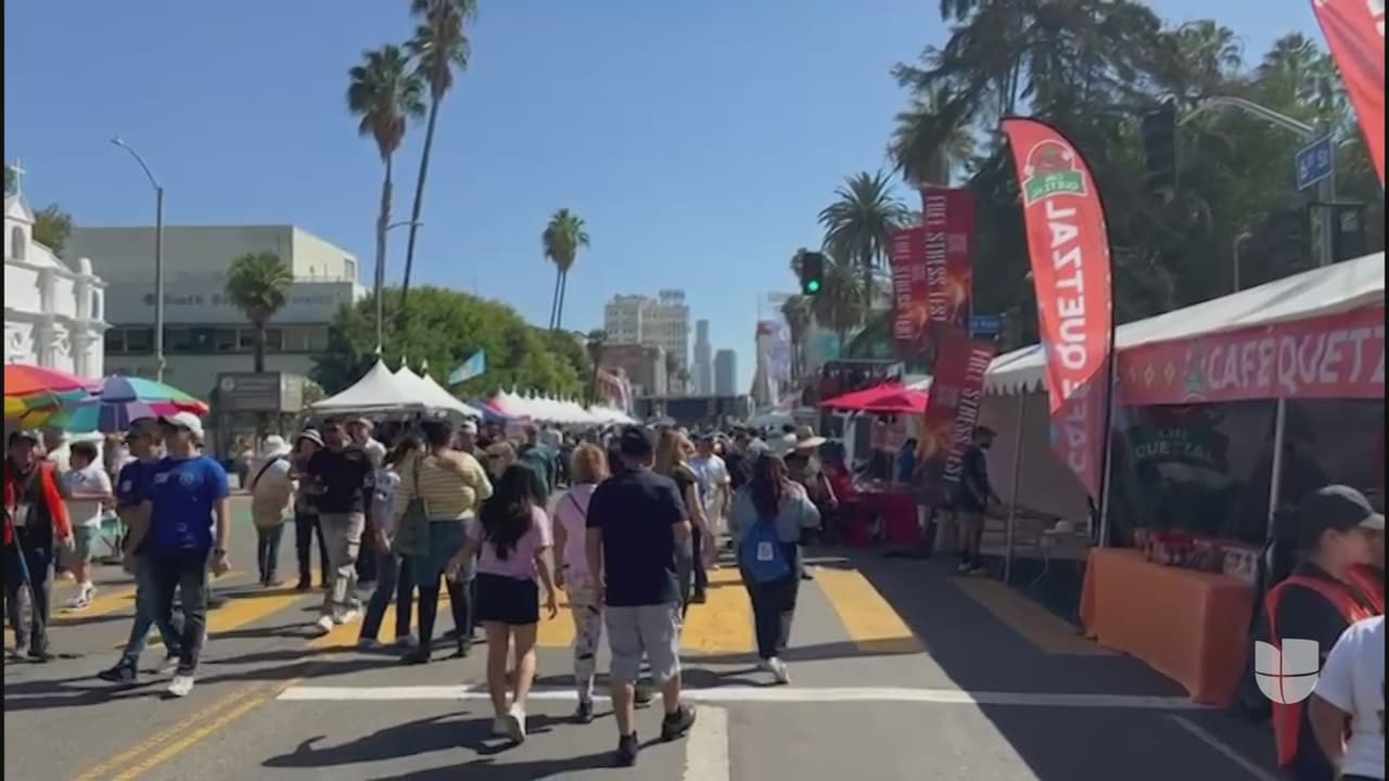Guatemaltecos disfrutan del Festival Chapín en Los Ángeles pese al temor de algunos por las redadas