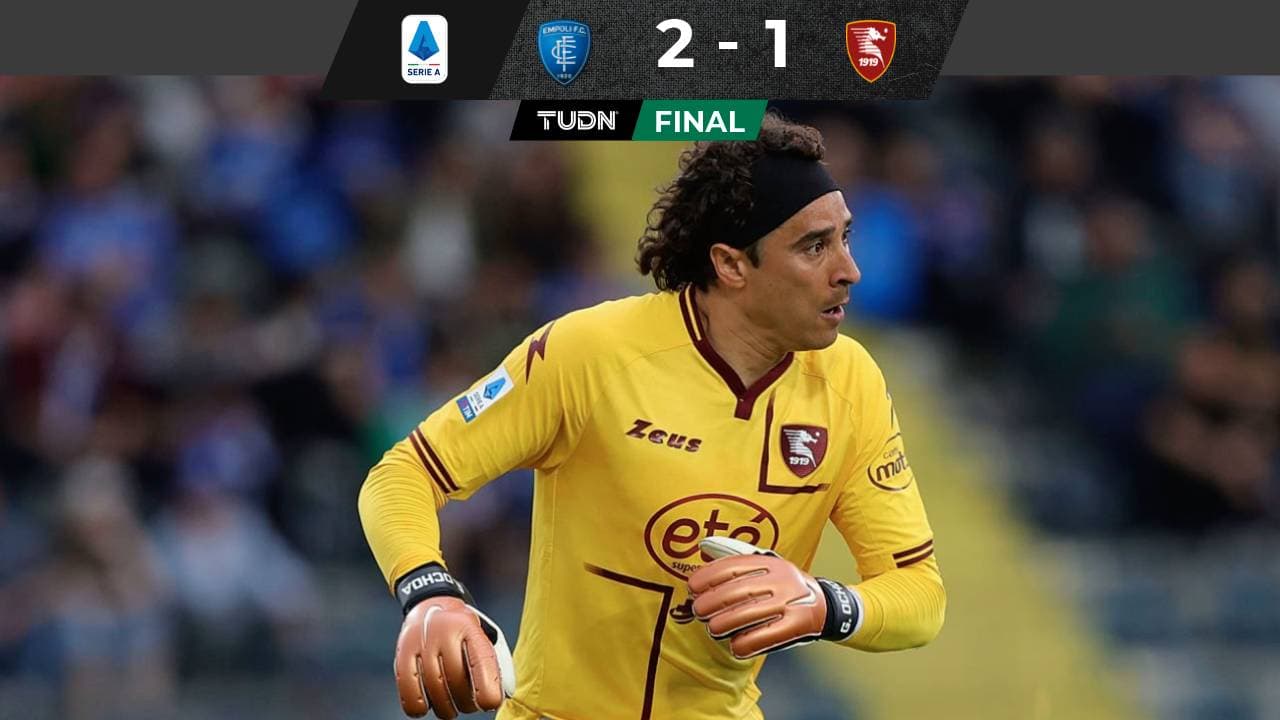 Memo Ochoa y el Salernitana caen ante Empoli y pierden invicto de 10 partidos