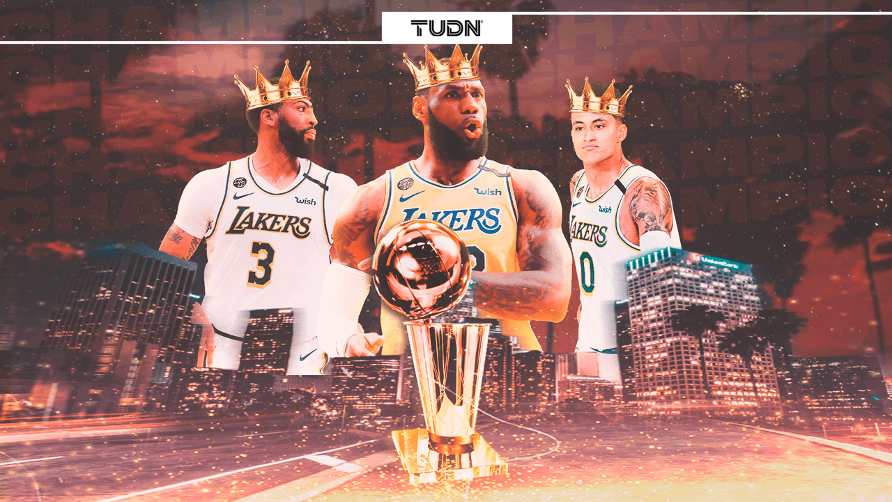 Los Angeles Lakers campeón NBA Miami Heat LeBron James