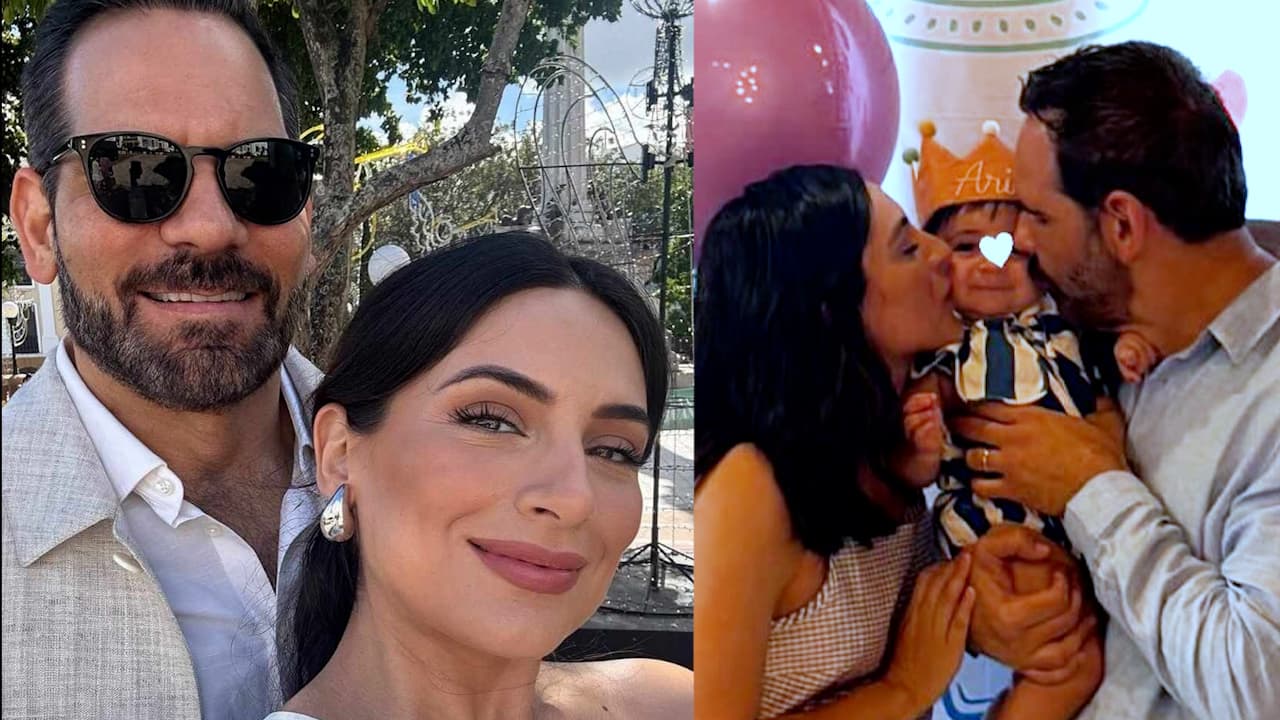 Ana Brenda Contreras y su esposo celebran el primer año de su hija Aria: ¡ya vimos más su carita!