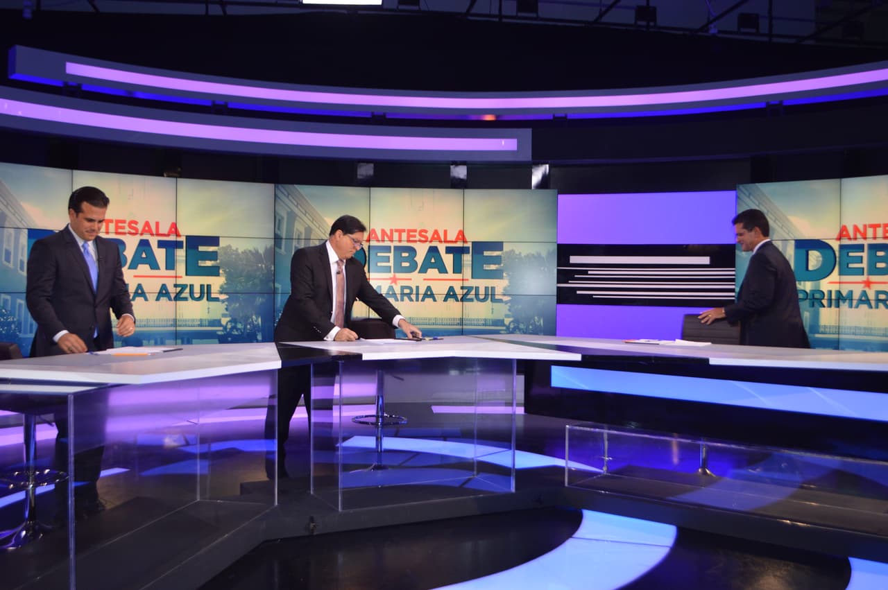 Todo lo que pasó frente y detrás de cámaras en el último y decisivo debate entre Pedro Pierluisi y Ricardo Rosselló, quienes aspiran a la candidatura por la Gobernación por el PNP.