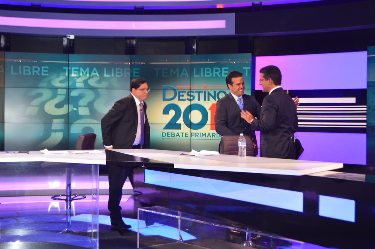 Todo lo que pasó frente y detrás de cámaras en el último y decisivo debate entre Pedro Pierluisi y Ricardo Rosselló, quienes aspiran a la candidatura por la Gobernación por el PNP.